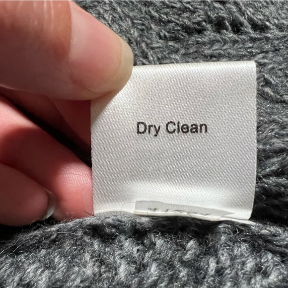 Garnet Hill Gray Wool Alpaca Blend Longline Cardigan Duster Sweater Coat Size XS - Picture 9 of 10